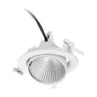 Philips LED Spot Greenspace Accent Elbow Aluminium Wit 31W 3900lm 36D - 930 Warm Wit | 163mm - IP20 - Beste Kleurweergave - Dali Dimbaar