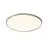 Nordlux LED Plafondlamp Oja 42 Wit en Chroom 19W 2100lm - 830-840 CCT | 430mm - IP54 - Nachtmodus