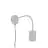 Nordlux Explore Flex Wandlamp Metaal en Ceramic Wit | Geschikt voor GU10